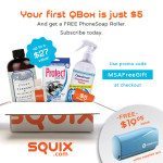 First Squix Box for $5 + FREE PhoneSoap Roller