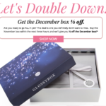 GlossyBox Cyber Monday Deal – 50% Off December Box With Subscription – 3 Hours Only!