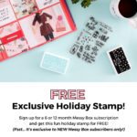 A Beautiful Mess Coupon – Free Holiday Stamp with First Messy Box!