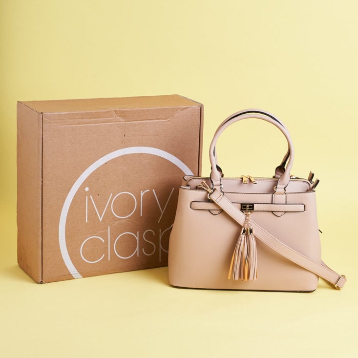 What handbag did I get in this month's Ivory Clasp purse subscription box?