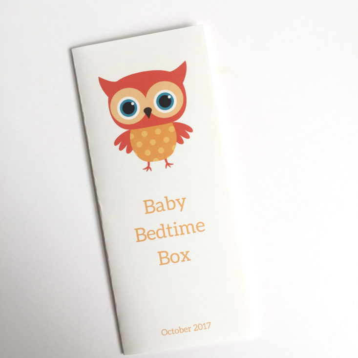 Baby Bedtime Box October 2017 - 0005