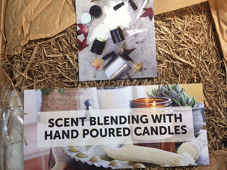 Crafters Box October 2017 - Hand Poured Candles
