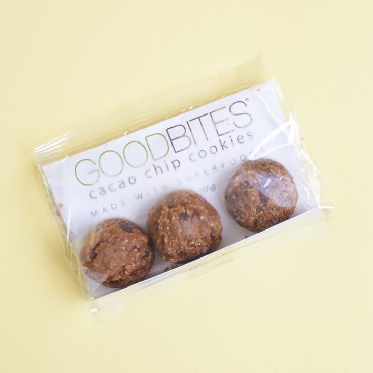 These raw cookies and truffles in this Goodbites box are SO indulgent!