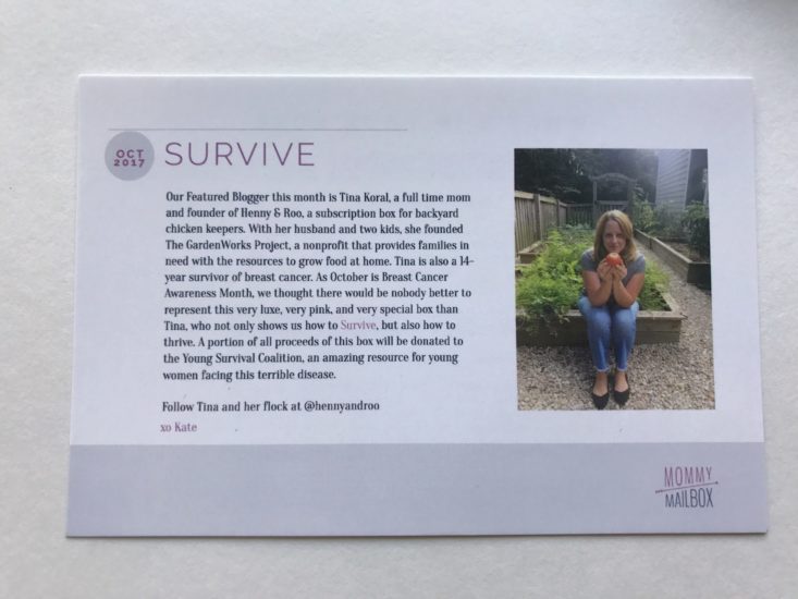Mommy Mailbox Survive October 2017