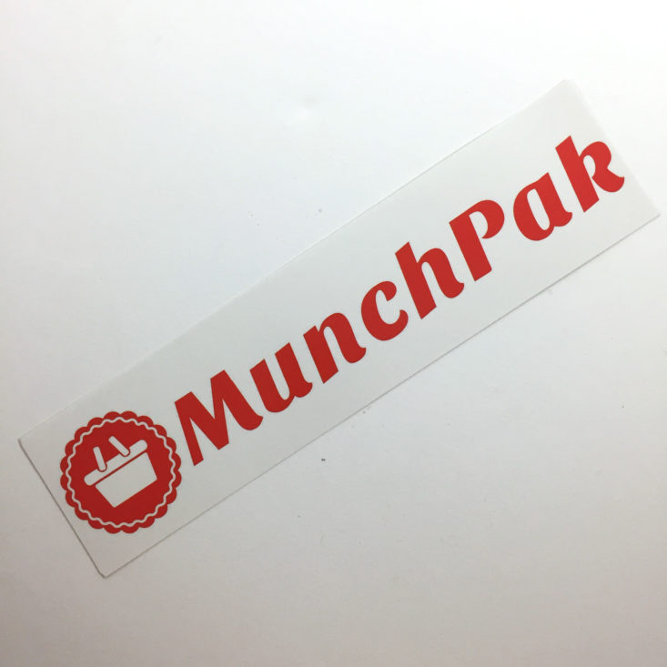 MunchPak Box October 2017 - 0007