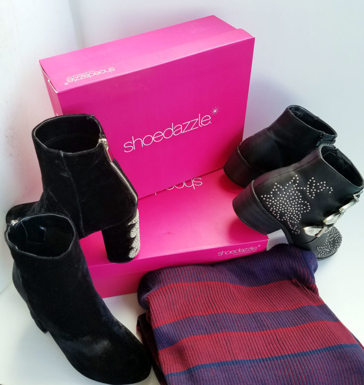 Shoe Dazzle October 2017 Women's Plus Clothing and Accessories Subscription Box