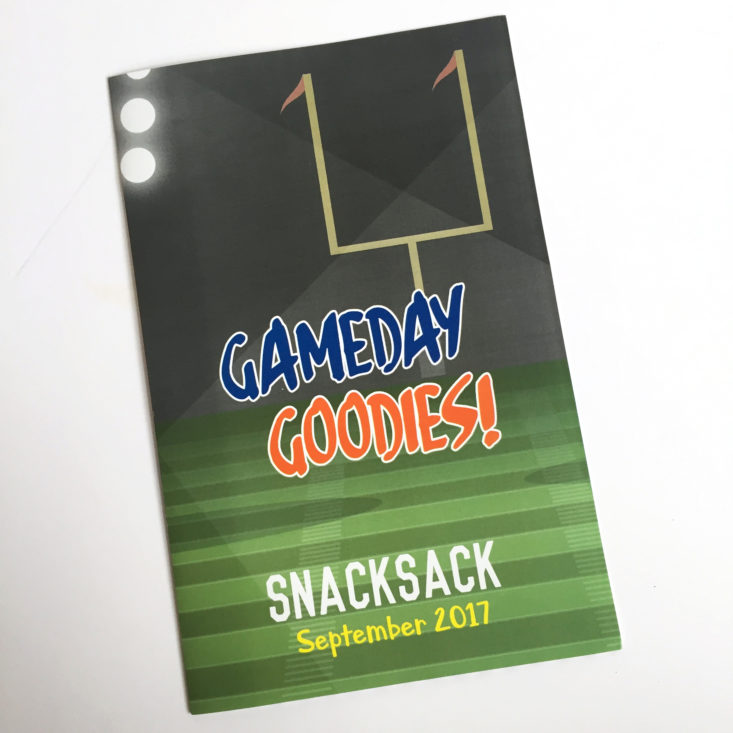 SnackSack Box September 2017 - 0004