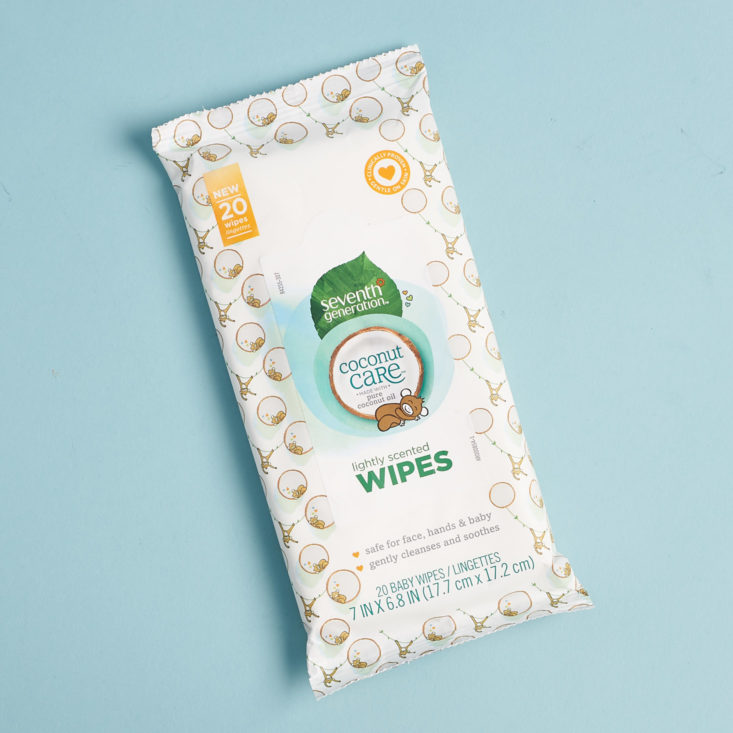 Target Baby Box October 2017 - Seventh Generation Coconut Care Wipes