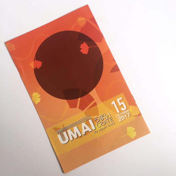 Umai Crate Box October 2017 - 0004