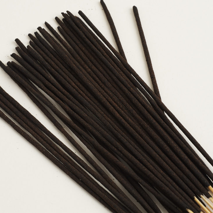 close up of incense sticks