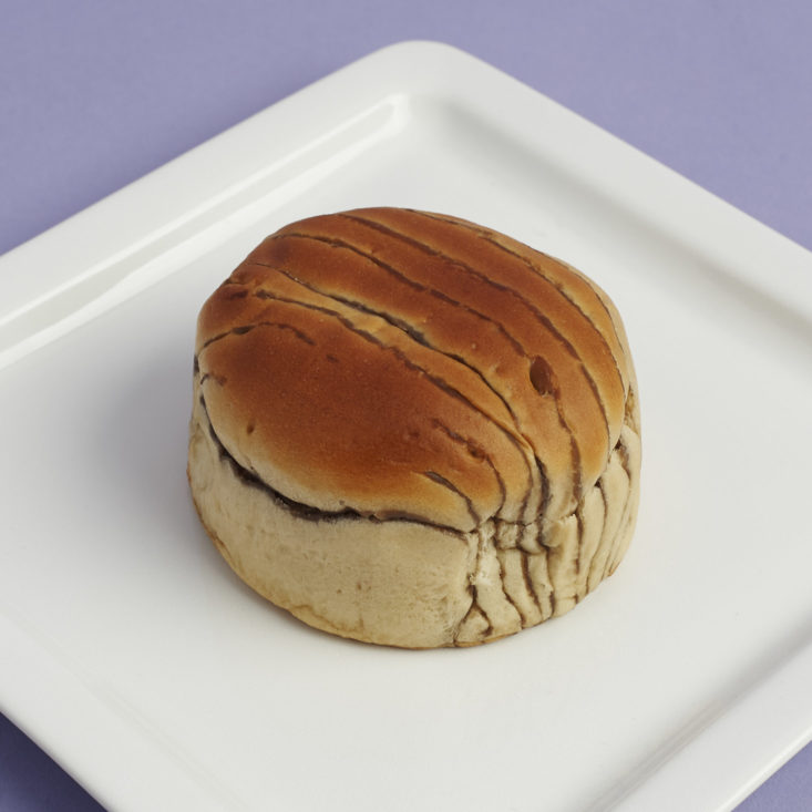 Natural Yeast Bread Coffee Bun on plate
