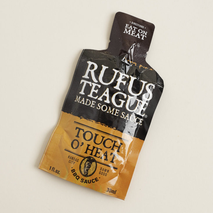 Rufus Teague Touch O Heat BBQ Sauce sample
