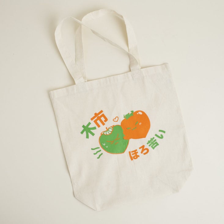 persimmons are bittersweet canvas tote