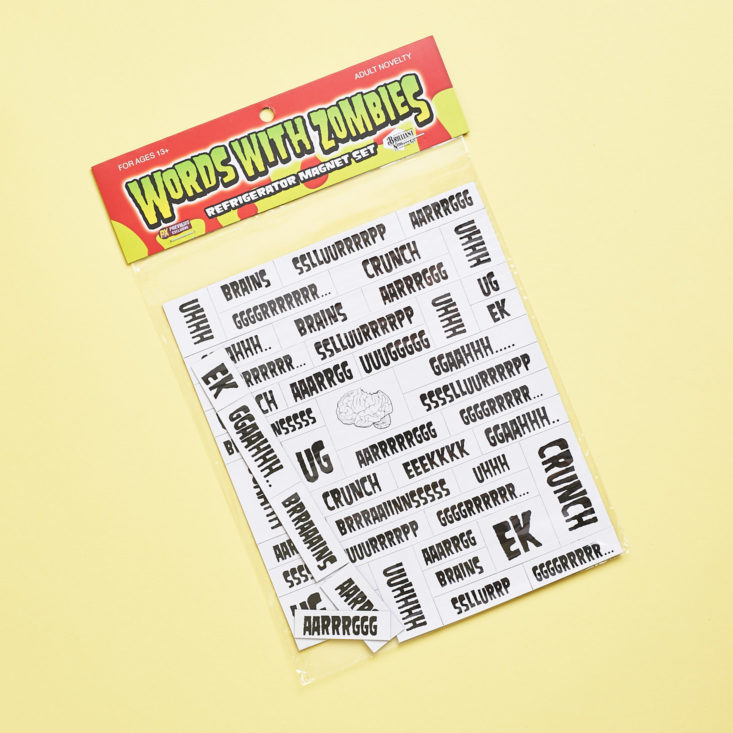 zombie poetry magnets