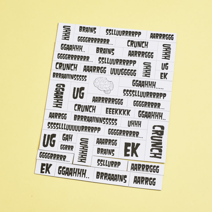 zombie poetry magnets