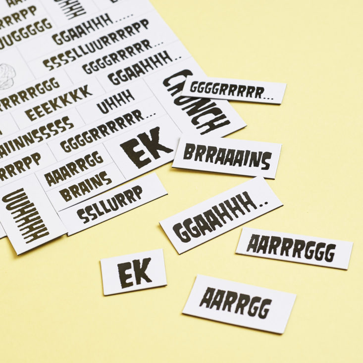 zombie poetry magnets