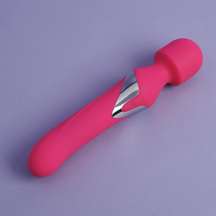 opposite angle of pink Aphojoy Angel personal massager