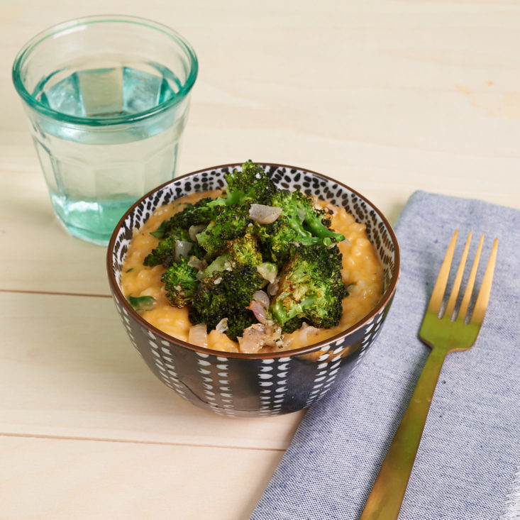 broccoli and cheesy risotto