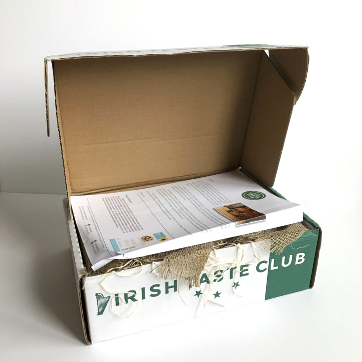 Irish Taste Club Box November 2017 - 0002