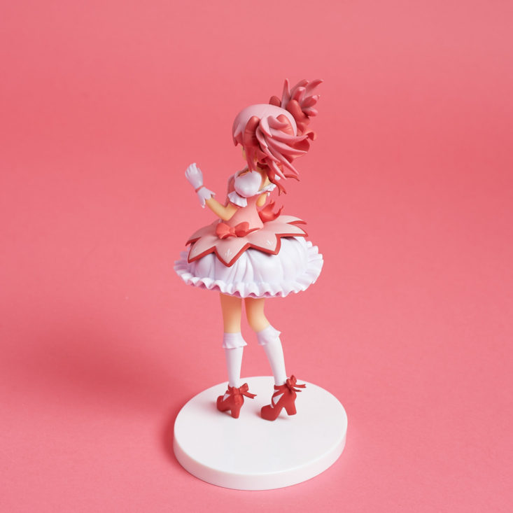 Madoka Magica figurine in a pink dress