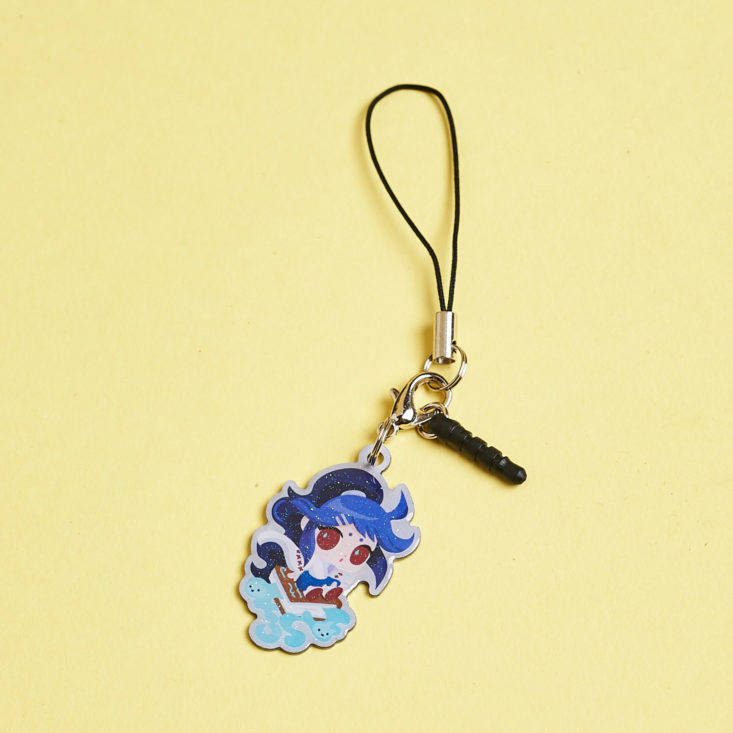 loot anime mascot yume sparkly phone charm