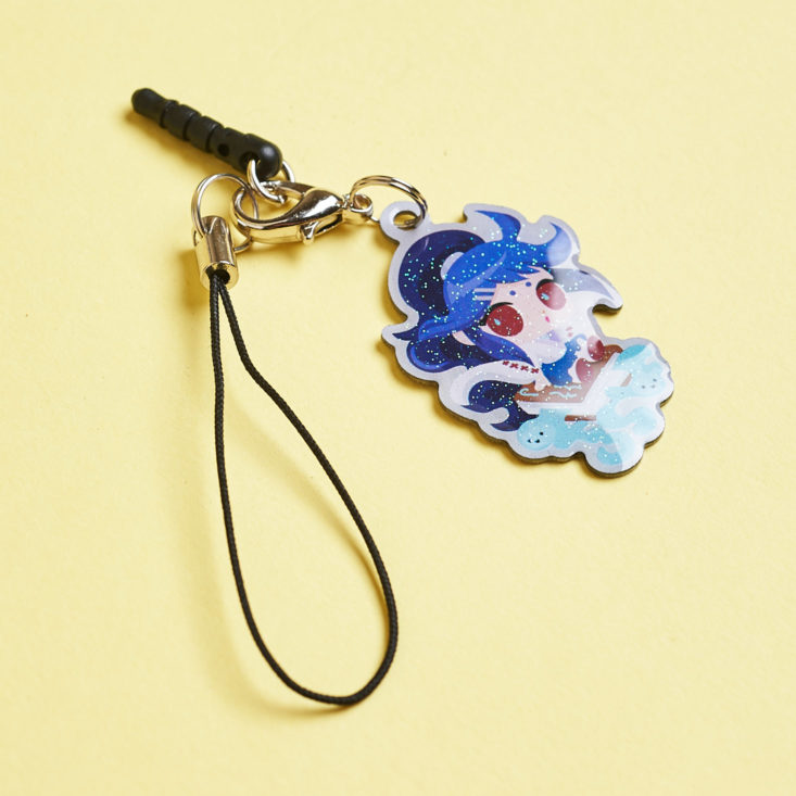 loot anime mascot yume sparkly phone charm