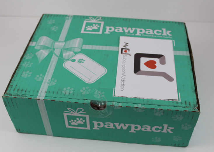 Pawpack November 2017 Box