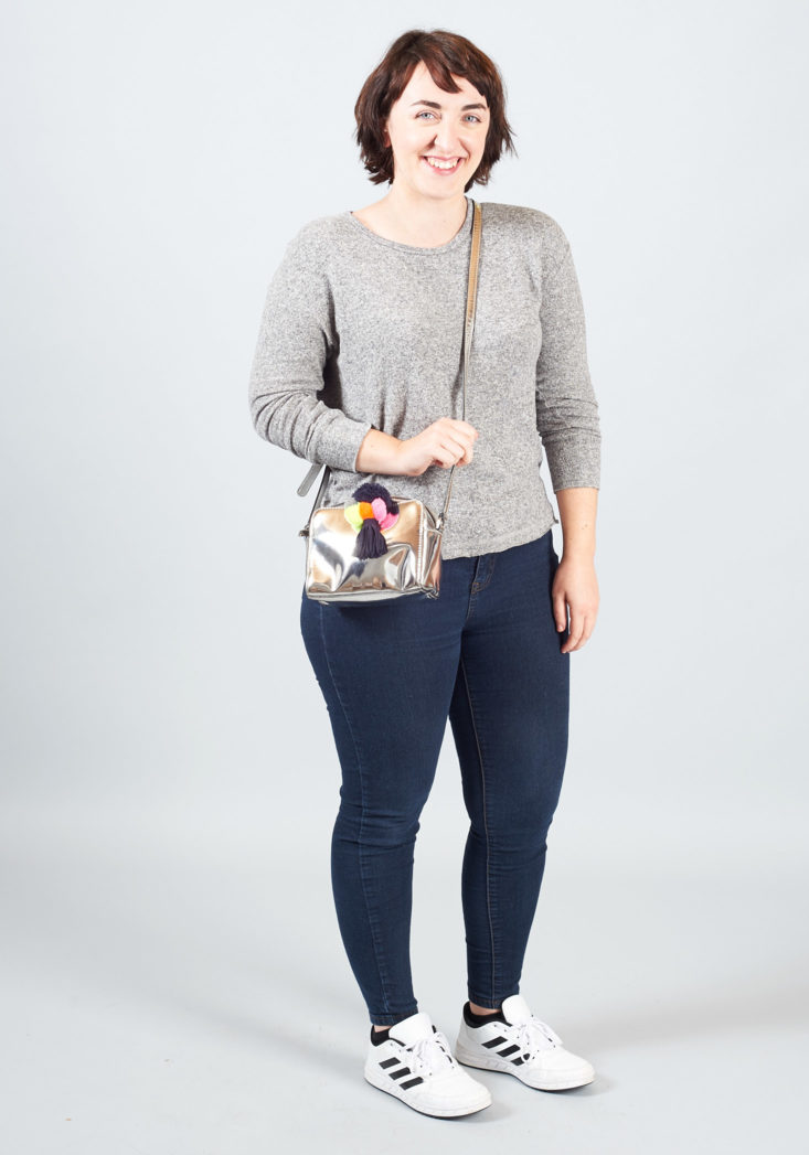 purse on model