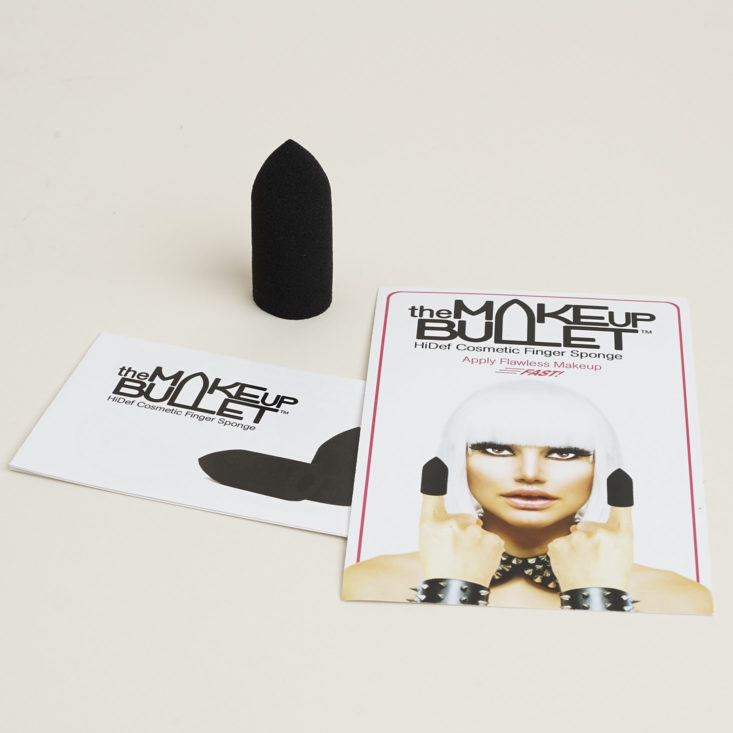The Makeup Bullet with info cards