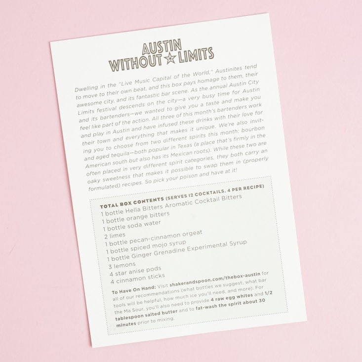 austin without limits info card