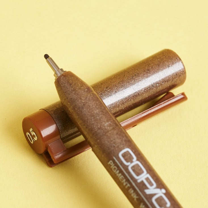 sepia pen tip