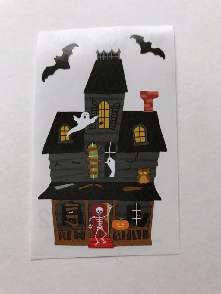 Stickermom Crafty October 2017 Haunted