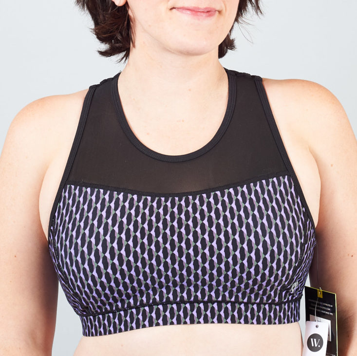 patterned sports bra