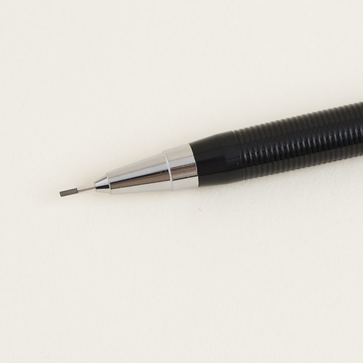 detail of tip of Platinum Press Man Mechanical Pencil