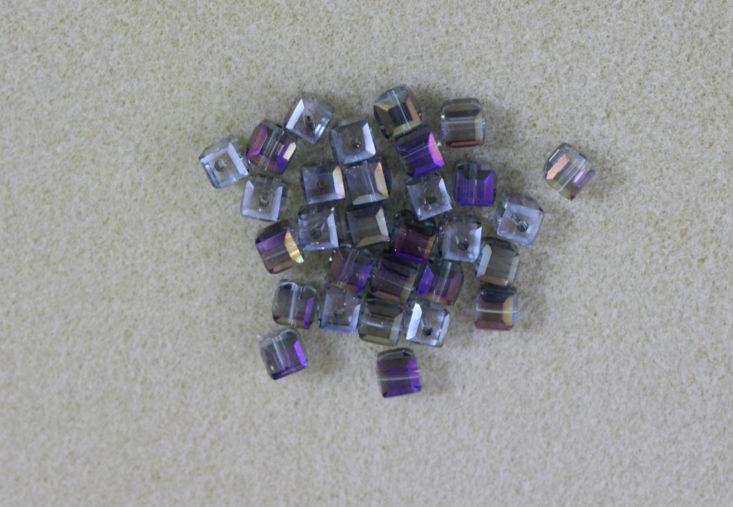 30 Pieces 6 mm Chinese Crystal Cube Beads