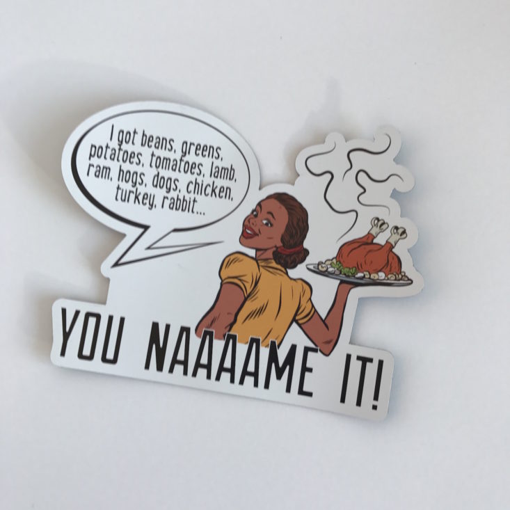 You Naaame It! Sticker