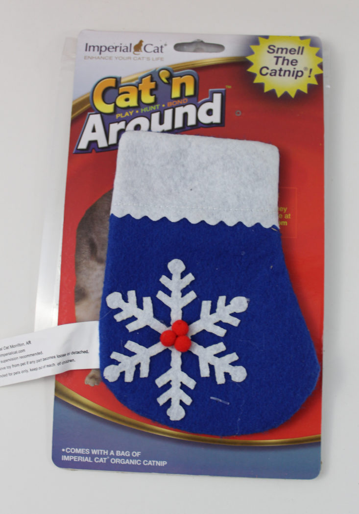 Snowflake Stocking Refillable Catnip Toy