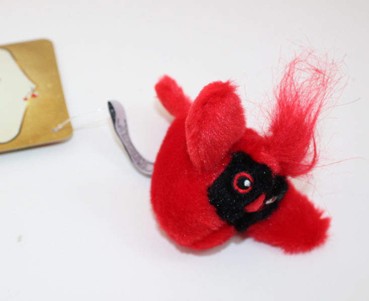 Cardinal cat toy