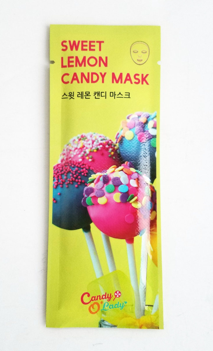 Candy O’ Lady Sweet Lemon Candy Mask