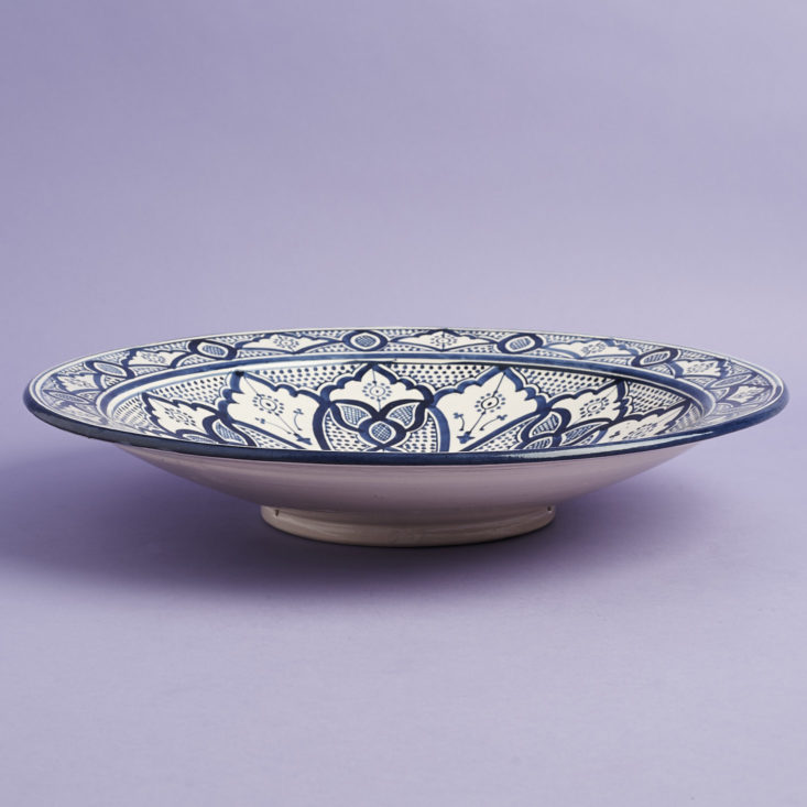 side view of Serghini Workshops Large Ceramic Platter