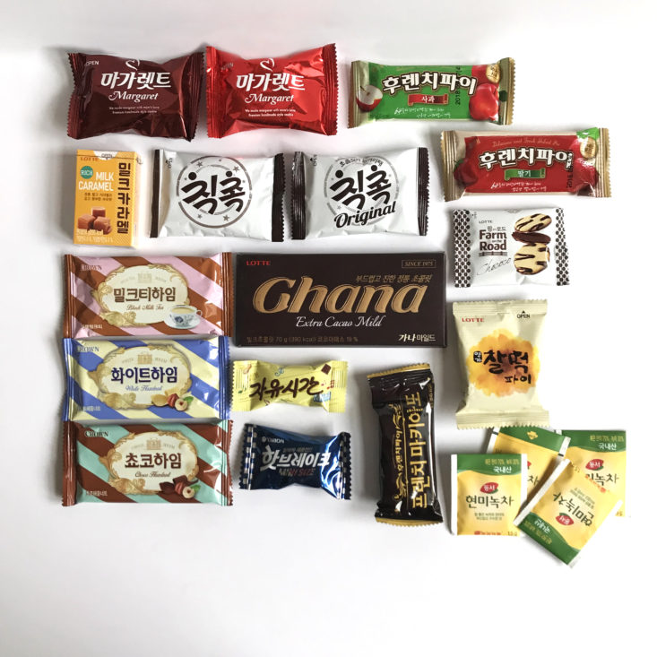 Korean Snacks Box December 2017 - 0004
