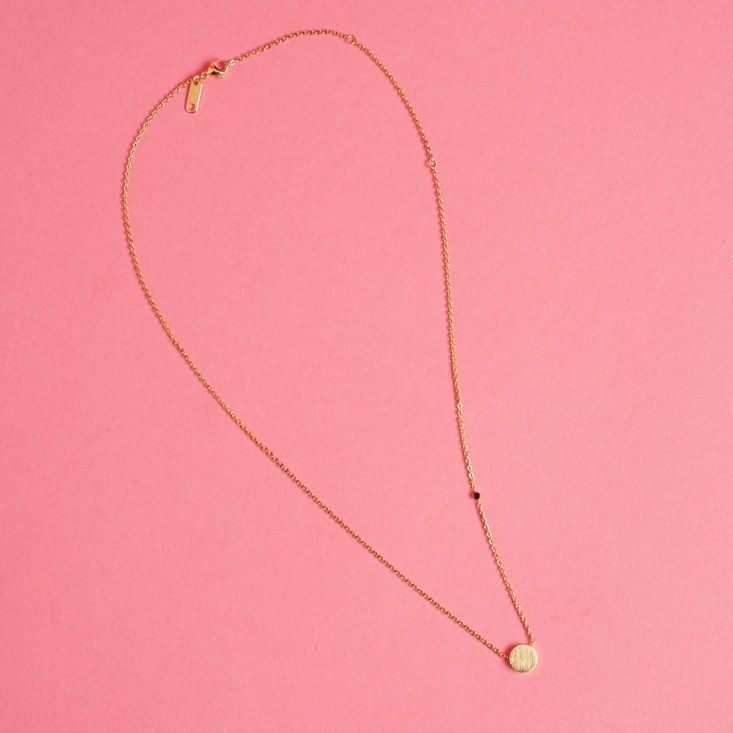 Minimalist necklace from November 2017 Penny + Grace pack