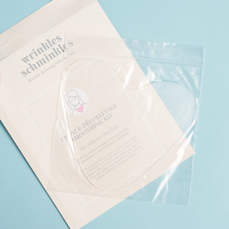 plastic chest smoothing pad