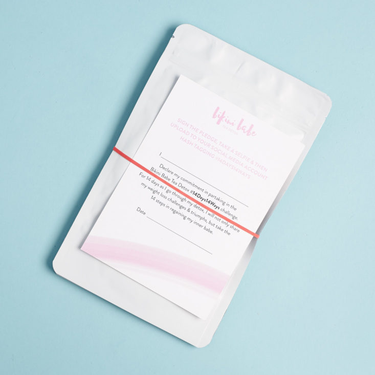detox tea package