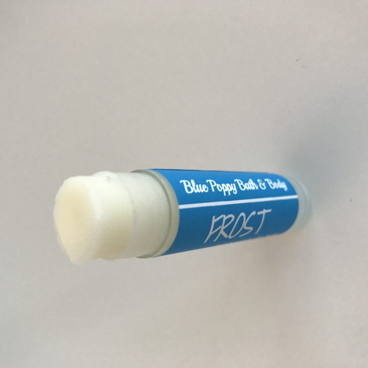 Frost Peppermint Lip Balm open