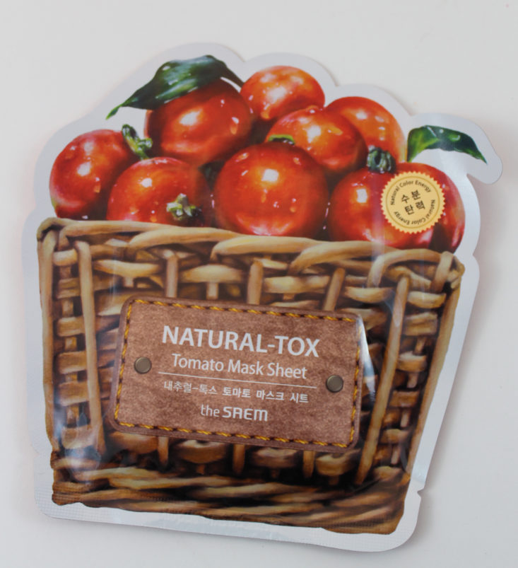 The Saem Natural Tox Tomato Mask Sheet 