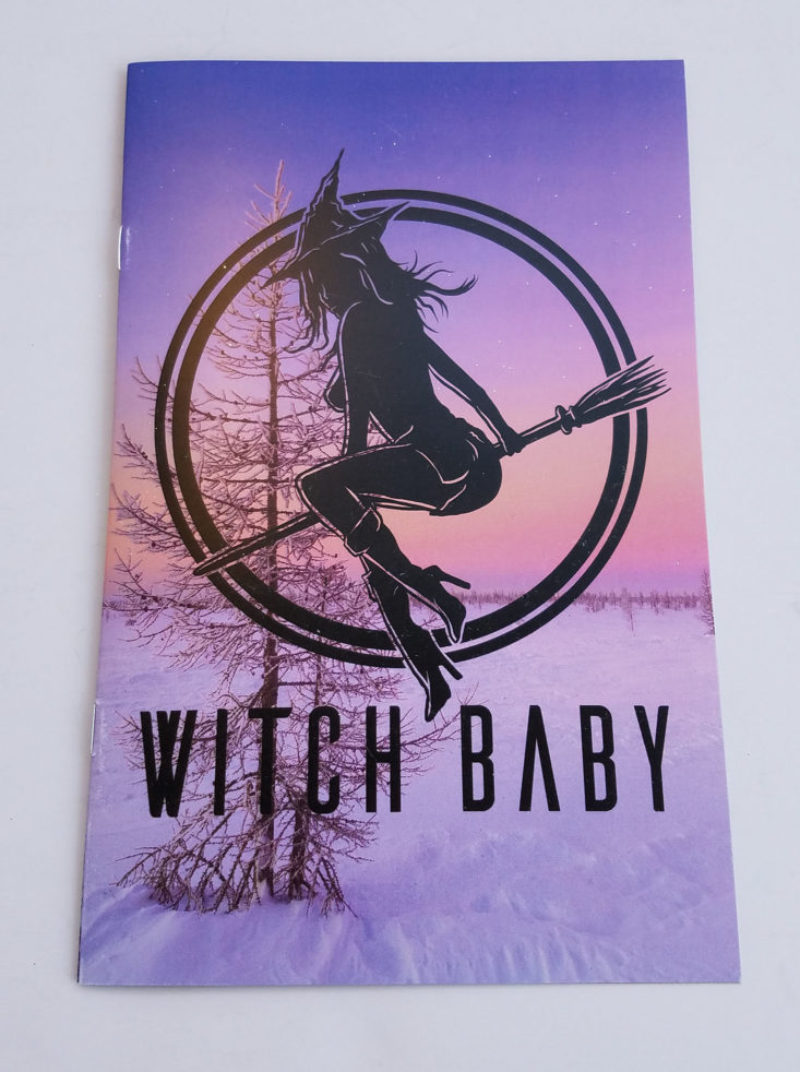 Witch Baby Soap Subscription Box Winter 2017 booklet front