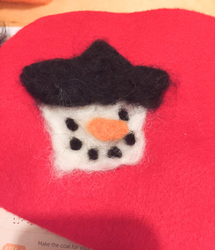 doodle crate felted ornaments holiday 2017 process