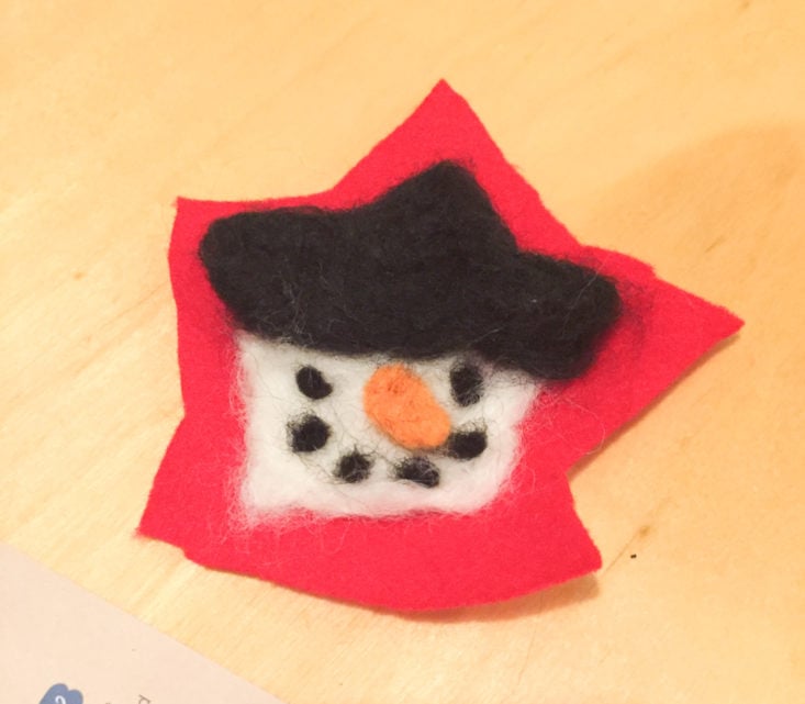 doodle crate felted ornaments holiday 2017 process