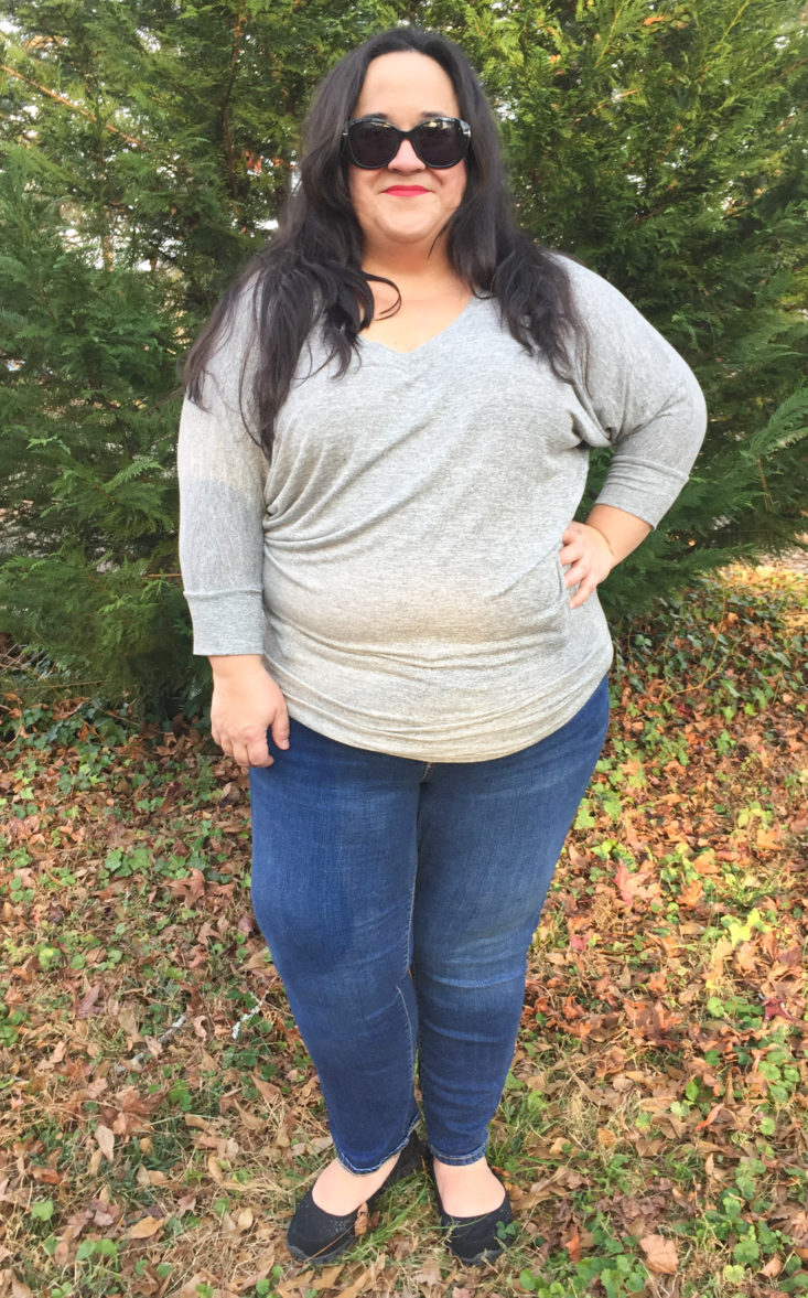 Intermingle Hacci Elbow Sleeve Top by Wantable